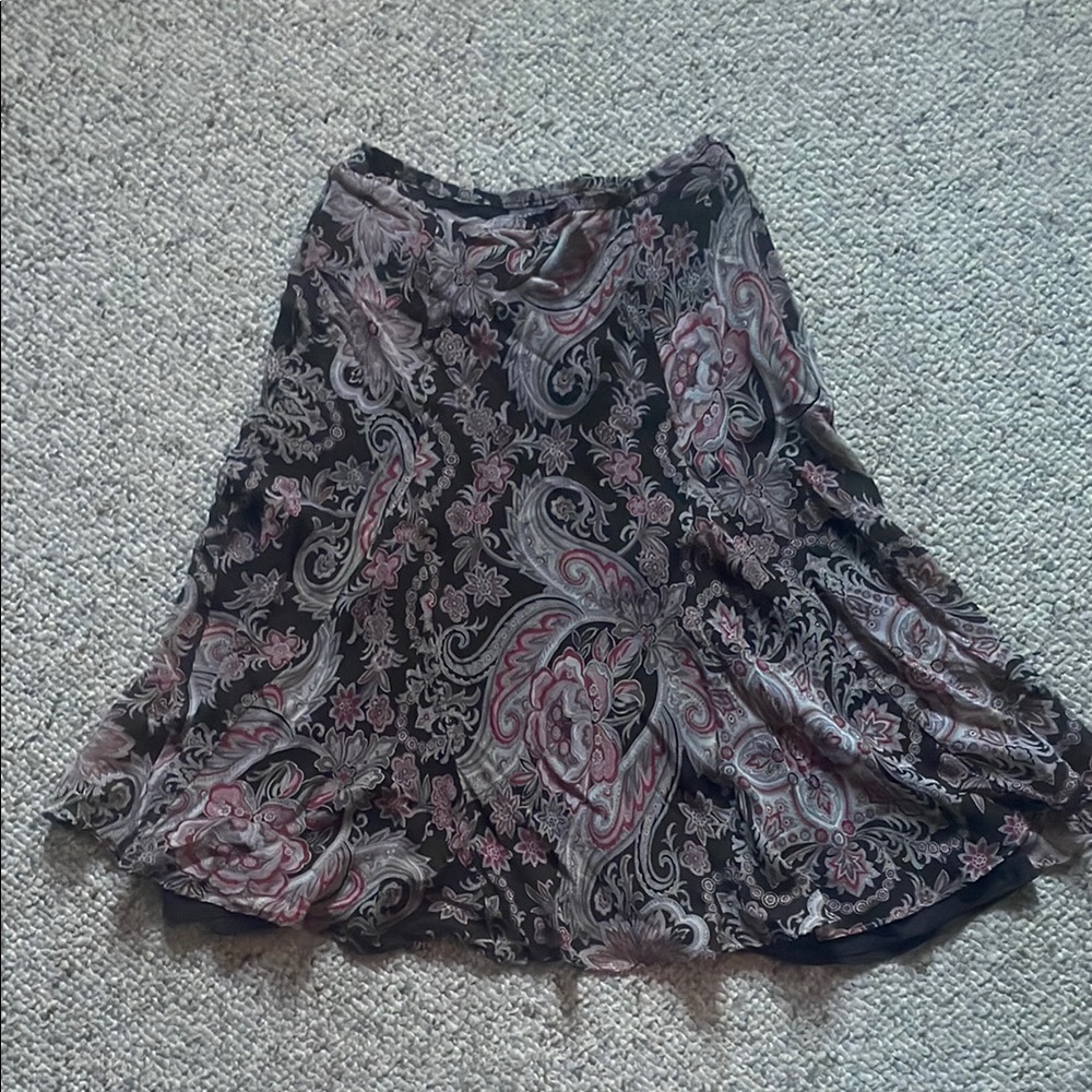 Elegant Paisley Skirt